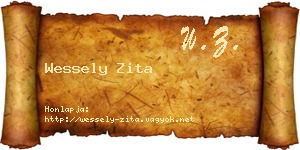 Wessely Zita névjegykártya